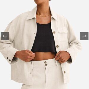 NWT Mate the Label Organic Cotton Canvas Chore Jacket
